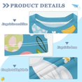 thumbnail image 2 of FORMRS Boys Rash Guard with Short Sleeves UPF 50+ Swim Shirts Sizes 3-12T, Blue Easter Bunny, 2 of 6