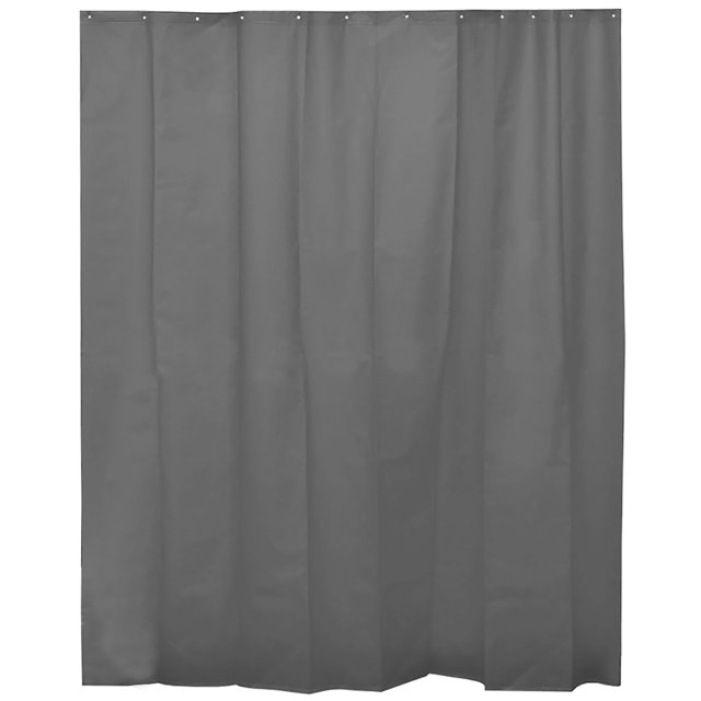 Doublure de Rideau de Douche Gris Extra Longue en Plastique 79 Pouces L x 71 Pouces L