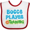 thumbnail image 3 of Inktastic Bocce Player in Training Boys or Girls Baby Bib, 3 of 4