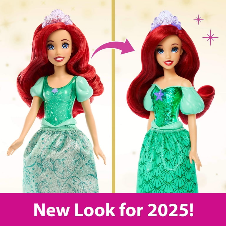 Disney Princess Ariel Doll from Little Mermaid, Red Hair, Blue