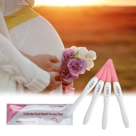 5 Pcs/Set Pregnancy Test Kit Home Accurate Urine Testing Early Pregnancy Strip Test Pen