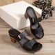 thumbnail image 3 of MKLEKYY Sandalias Cómodas de Verano para Mujer, Sandalias y Pantuflas de Tacón Alto y Grueso Con Punta Redonda para Mujer de Talla Grande, 3 of 4
