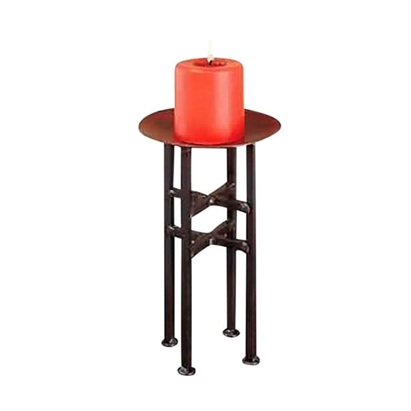 Candle Holder Freestanding Black Iron 11.5"H | Renovator's Supply