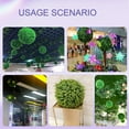 thumbnail image 4 of Paokuoon UV Resistant Artificial Plant Topiary Ball Realistic Multi Layer Fake Boxwood Ball Decoration, 4 of 6