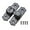 Gray, variant on Adjustable Angles Door Latches Lock Heavy Duty Multipurpose Sliding Swing Bolt Lock Easy to Use for gate Barns Cabinets