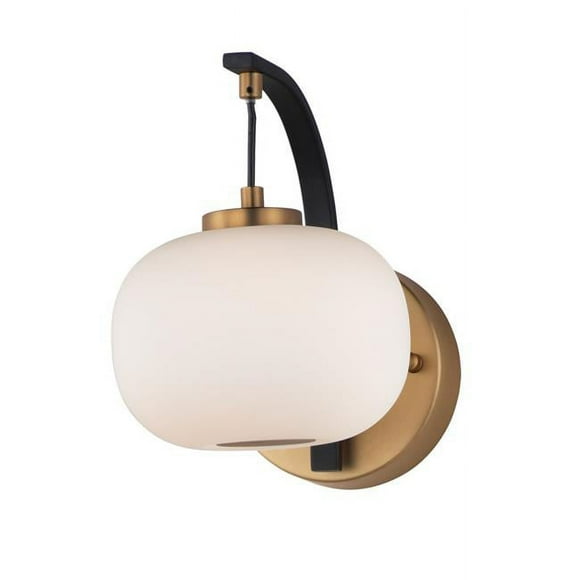 ET2 Lighting E25062-92BKGLD Soji LED Wall Sconce - Black & Gold