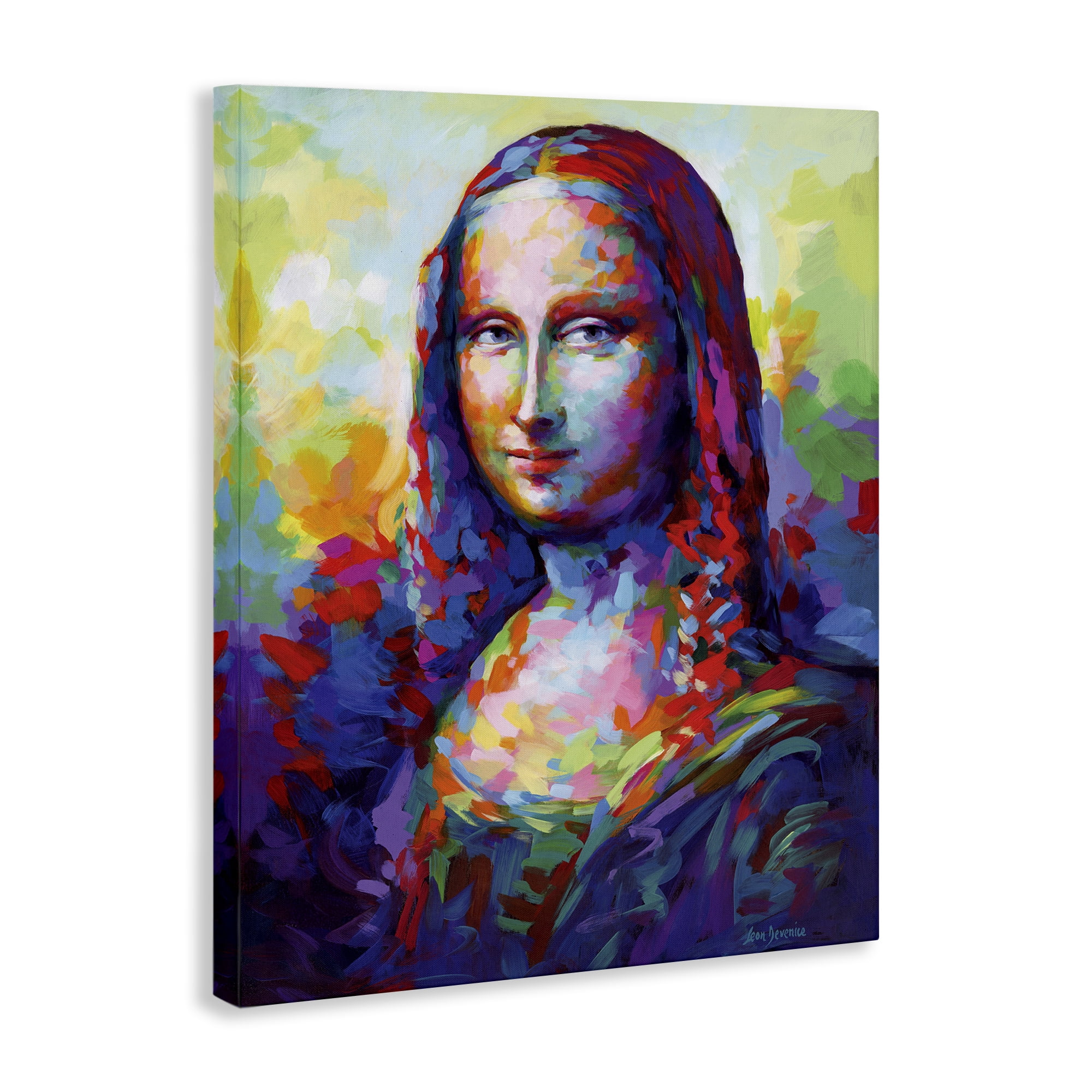 Stupell Industries Abstract Classic Painting Novelty Painting Gallery Wrapped Canvas Art Print Wall Art, 36 x 48