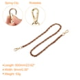 thumbnail image 2 of Unique Bargains Purse Chain Strap, 24' Purse Strap Shoulder Bag Replacement Strap, Brown&Gold, 2 of 6