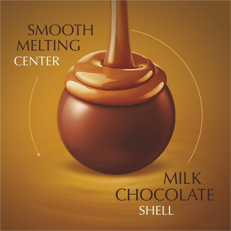 Dulce de Leche Milk Chocolate LINDOR Truffles 800-pc Case (353 oz)