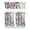 Butterfly01, variant on Southwestern Succulent Kitchen Curtains - Desert Style 3-PC Set with Valance & Tier Panels, Rod Pocket Design