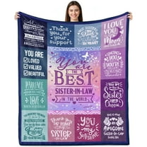 Sister Gifts Blanket, Best Birthday Gifts for Sister Super Soft Throw Blanket 50"x60", Sister Birthday Gifts from Sister, Sister Gift from Sister, Gifts for Sister, Sister Birthday Gift Ideas