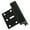 Black, variant on Door Reinforcement Lock Aluminum Alloy Night Lock Home Security Door Lock