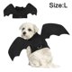 thumbnail image 2 of Alas de murciélago para mascotas Halloween negro fresco perro gato traje de cambio de murciélago negro, 2 of 7
