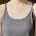 thumbnail image 4 of Ltctricy Camisoles pour Femmes à Bretelles Spaghetti, Encolure Dégagée, T-Shirts Sans Manches, T-Shirts Doux Décontractés, Blouses, Camisoles Confortables, 4 of 6