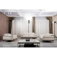 thumbnail image 3 of American Eagle Furniture Modern Leather Loveseat in Beige, 3 of 6