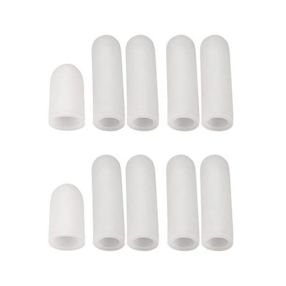 Protector de tubo para maíz Shamjiam 10x blanco Protectores de dedos de gel