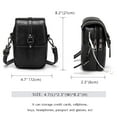 thumbnail image 2 of Bolso bandolera myfriday Vintage de piel para mujer, 2 of 7