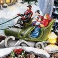 thumbnail image 4 of Bradford Exchange Thomas Kinkade Jingle Bells Illuminated Musical Christmas Snow, 4 of 4