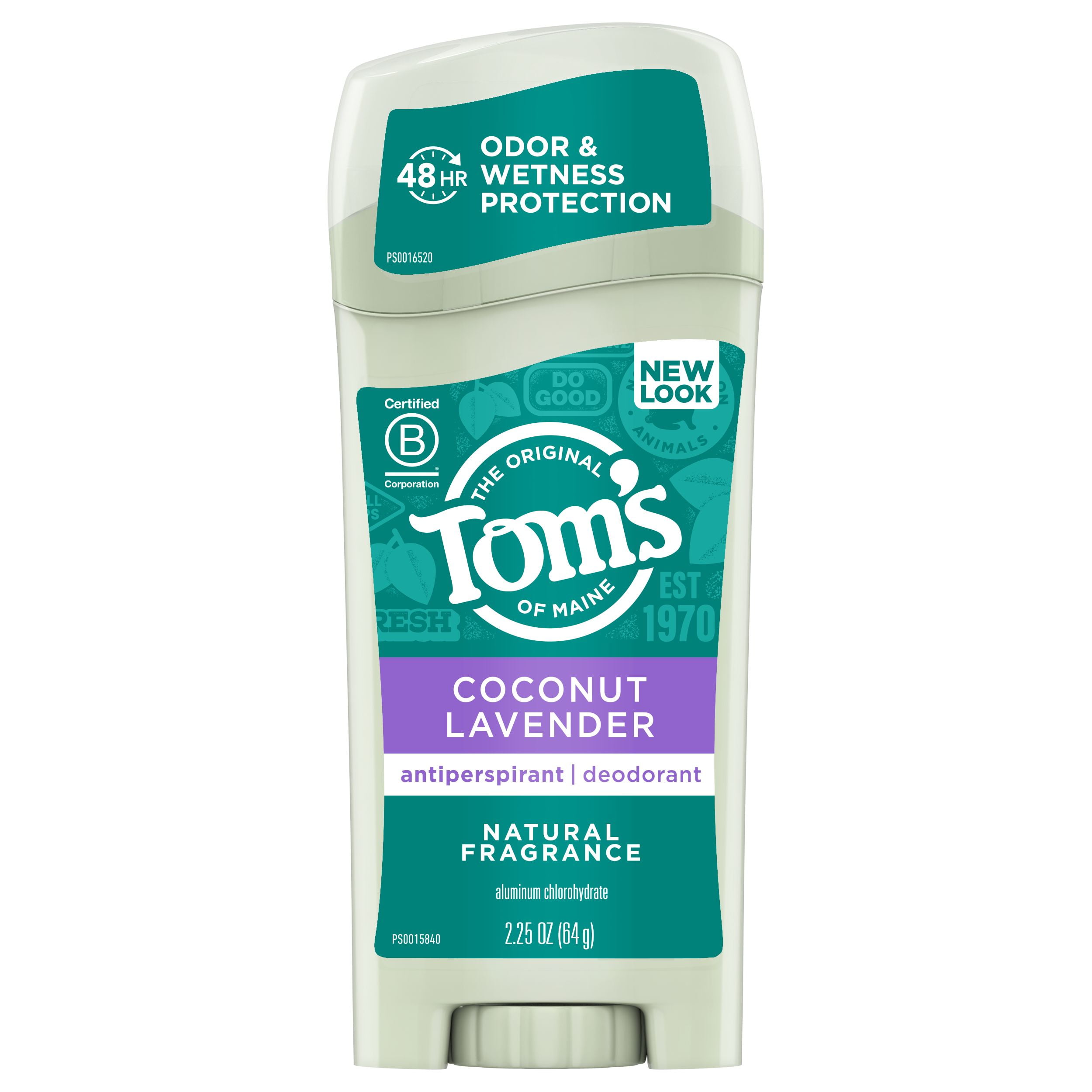 Tom's of Maine Natural Antiperspirant, Coconut Lavender, 2.25 oz