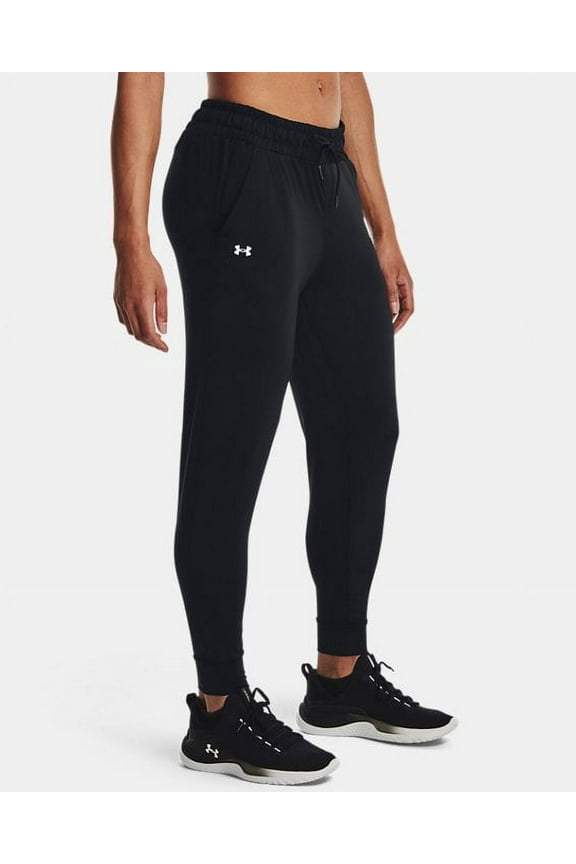 Women's HeatGear Armour Loose Black Pants (M)