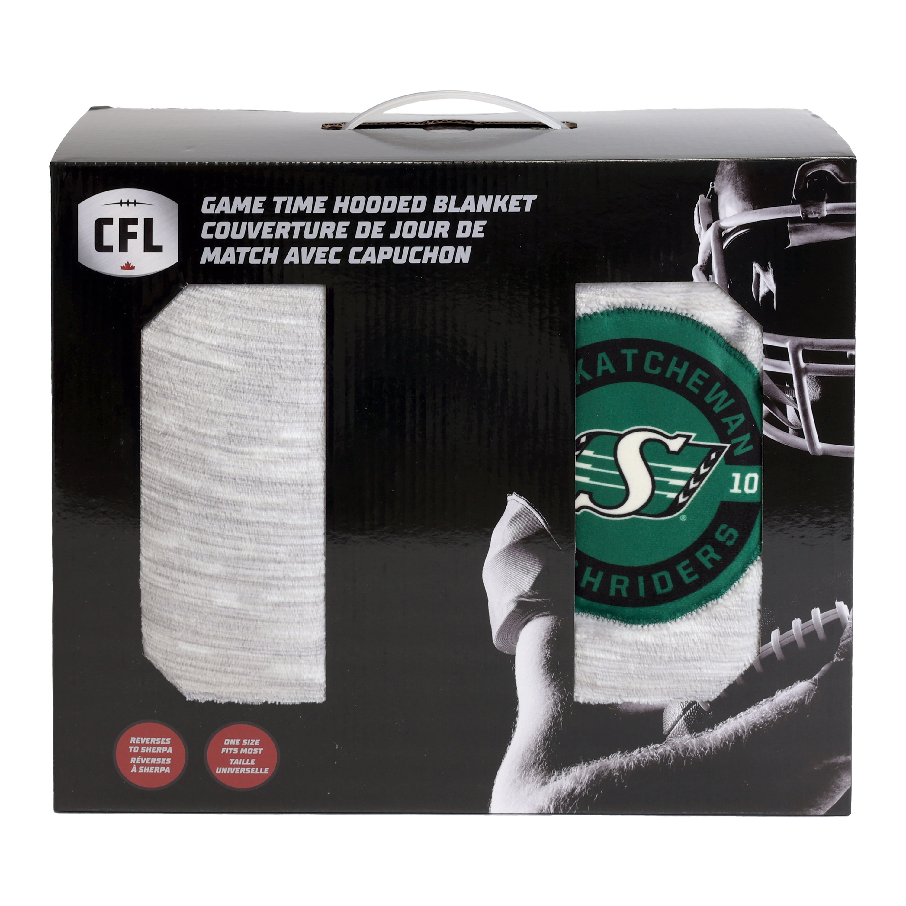 CFL Saskatchewan Roughriders Hooded Wearable Blanket