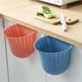 thumbnail image 5 of Wall Mounted Kitchen Trash Bin | Cabinet Door Hanging Waste Basket | Plastic Perforated Design | Space Saving for Bathroom & Sink | 1-Pack, 5 of 6
