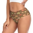 thumbnail image 2 of Balery Armadillo Floral 1 Ropa Interior de Algodón para Mujer con Dibujo – Braguitas Cómodas y Elásticas, Estilo Clásico-4X-Large, 2 of 6