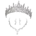 thumbnail image 3 of Conjunto de joyería nupcial Sunnimix tiara corona pendientes collar, 3 of 8