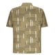 thumbnail image 4 of Blusa y camisa de manga corta con cuello vuelto para hombre, blusa informal holgada con botones y cuello vuelto, blusa de poliéster para hombre, 4 of 5