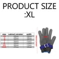 thumbnail image 5 of Guantes de cocina resistentes a cortes JKWG, guantes resistentes a cortes de nivel 5, guantes de cadena, guantes de carnicero, guantes para ostras para cortar mandolina, rebanar carne y, 5 of 5