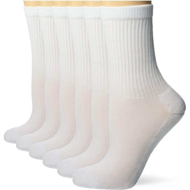 Fruit of the Loom Womens All Day Comfort Cushioned Crew Socks 6