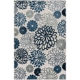 thumbnail image 2 of Mark&Day Outdoor Rugs, 6x9 Ekron Cottage Indoor/Outdoor Dark Blue Area Rug, Non Shedding Blue Beige Carpet for Patio, Porch, Deck, Bedroom, Living Room or Kitchen (6'5" x 9'), 2 of 6