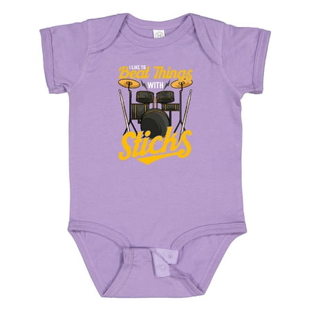

Inktastic Drummer Funny Drum Music Quote Gift Baby Boy or Baby Girl Bodysuit