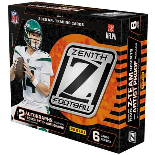 NFL Panini 2020 Zenith Football Trading Card HOBBY Box [1 Pack, 1