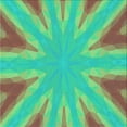 thumbnail image 1 of Ahgly Company Machine Washable Indoor Square Transitional Green Area Rugs, 7' Square, 1 of 7