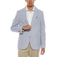thumbnail image 3 of TailorByrd mens  Seersucker Stripe Sportcoat, 40R, Blue, 3 of 5