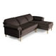 thumbnail image 2 of Sala Modular Reversible Makora Cavalli Con Memory Foam, Color Chocolate, Lino Respaldo Reclinable De 3 posiciones., 2 of 11