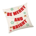 thumbnail image 3 of Funda para Cojín de Navidad, Funda Decorativa para Cojín, Funda de Cojín Cuadrada Creativa, Funda de Almohada para Vacaciones, año Nuevo, Decoración D Estilo C mayimx Funda de almohada, 3 of 9