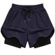 thumbnail image 1 of Pantalones Cortos de Gimnasio para Hombres con Bolsillos de Secado Rápido Pantalones Cortos Deportivos de Malla Transpirable, Pantalones Cortos de Carrera para Hombres para Entrenamiento Muscular Y P, 1 of 9
