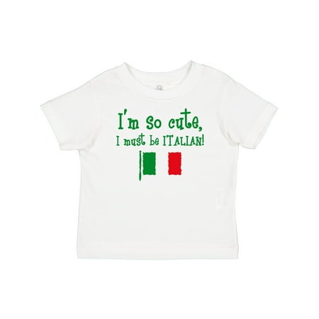 

Inktastic So Cute Italian Boys or Girls Toddler T-Shirt