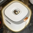 thumbnail image 1 of mmirethe Press Type Rice Storage Container Locks In Fresh Grain Storage Transparent And Visible For Easy Silky white 5kg, 1 of 6