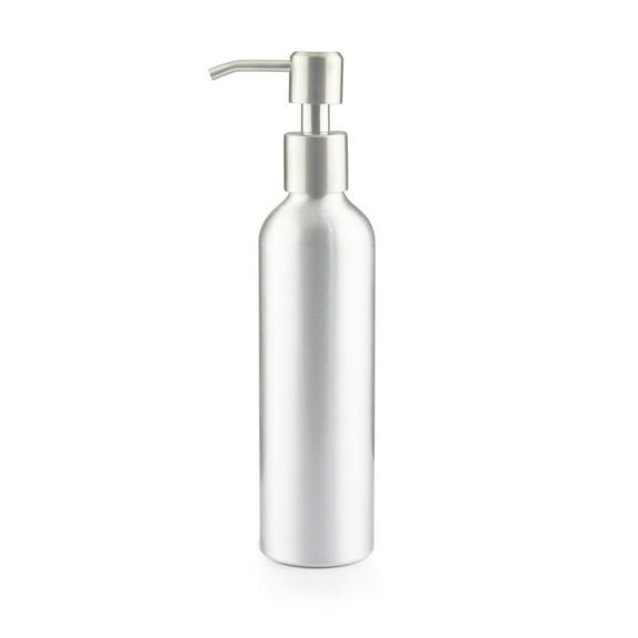 Elitzia Massage Oil Bottling Stainless Steel 250ML Beauty Salon Use Essential Oil Bottle With Pump Spare Part ETOH843 Oil Warmer Device ET31713 (Stainless Steel)