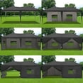 thumbnail image 3 of Quictent 10'x20' EZ Pop up Canopy Tent Party Tent Outdoor Canopy Event Gazebo,Black, 3 of 9