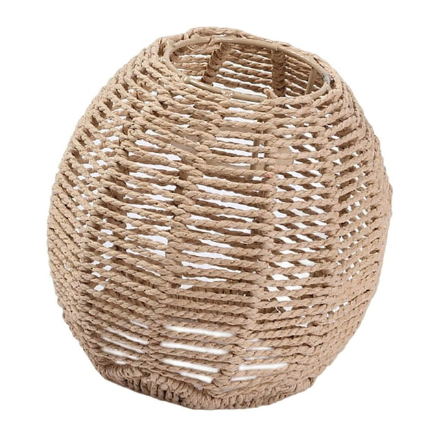 lionlar Pendant Lamp Woven Wicker Rattan for Kitchen Island Hotel Bedroom A Medium
