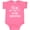 Hot Pink, variant on Inktastic Gigi is My Valentine Boys or Girls Baby Bodysuit