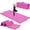 4FT x 8FT Pink, variant on Wesfital Gymnastics Mat 6'x3'x2'' Foldable Exercise Mat for Home Gym, Aerobics & Workout, Tumbling Mat Ideal for Kids & Children Gifts, Gradient Pink