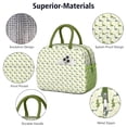 thumbnail image 4 of Womens LightYellow Cartoon Dinosaurs Leaves Pattern Lunch Box for Work,Insulated Lunch Bag for Women,Loncheras Para Mujer,Leakproof Adult Lunch Bag for Work,Beach,Travel,Picnic,Camping, 4 of 7