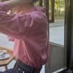 thumbnail image 2 of Camisa rosa estilo coreano Rimocy para mujer, blusa holgada de manga larga a la moda 2024, camisas elegantes con cuello vuelto para mujer, blusas de oficina para mujer, 2 of 6