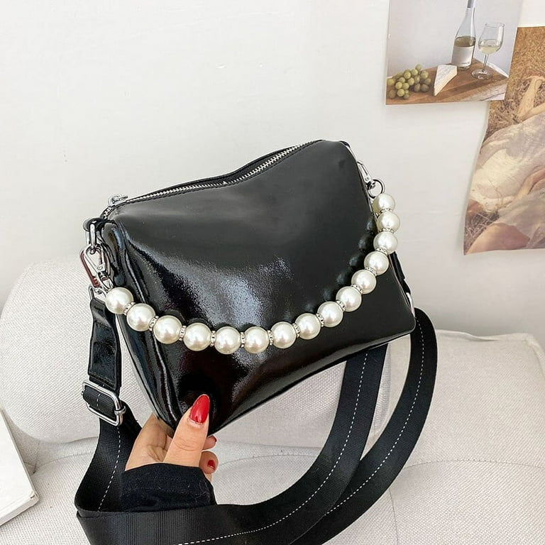 CoCopeaunt Genuine leather handbags Patent leather cowhide handbags Crossbody Bag Messenger Shoulder Bag Candy Colors Bags Shoulder Bags Walmart