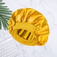 thumbnail image 3 of D-GROEE Satin Bonnet Satin Bonnet,Hair Bonnets for Curly Hair Sleeping for Women Satin Sleep Cap, Sleep Bonnets for Men Curly Hair,Satin Bonnet with Elastic Soft Band Big Bonnet, 3 of 6